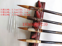 The four treasures of the study calligraphy supplies Zhaos pen village wolf brush authentic Wolf large medium and small letter regular script brush
