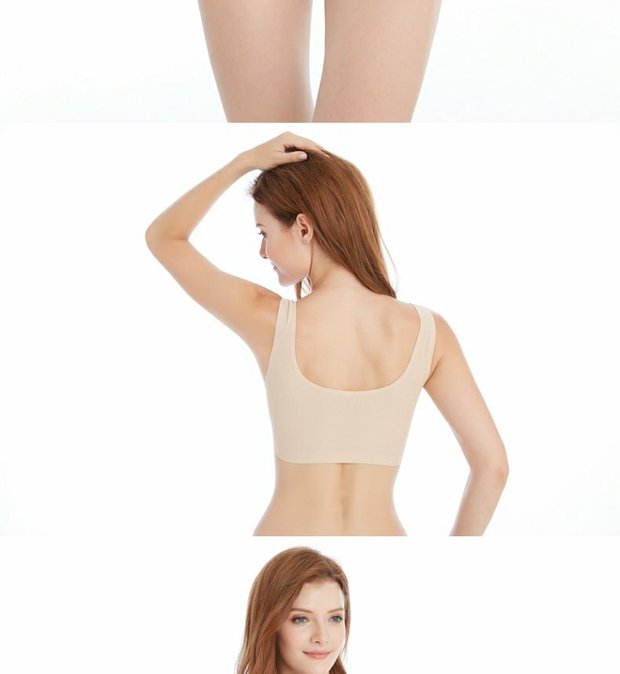 Yirou 710740 áo chống sốc thể thao liền mạch áo ngực không có vòng thép Yoga tập thể dục ngủ đồ lót quấn ngực - Áo ngực không dây áo lót 3 dây