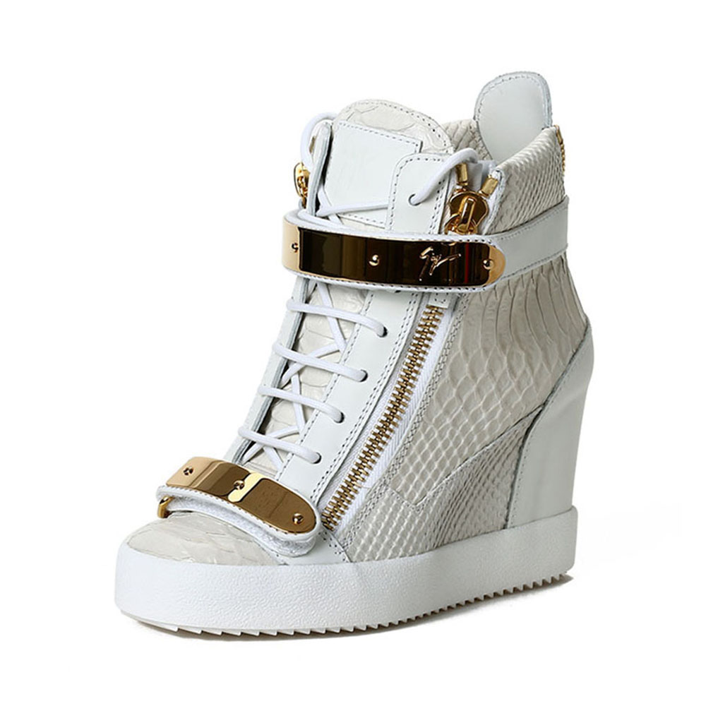 Giuseppe Zanotti phong cách màu đen kim loại zip-up lưới cắt với phụ nữ đôi giày cao gót