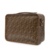 Fendi Fendi Brown Classic Double F Pattern Retro Casual Hand-held Mens Bag One-Shoulder Bag Slash Bag 