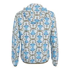 Куртка trussardi 蓝色时尚个性印花休闲连帽男士长袖外套