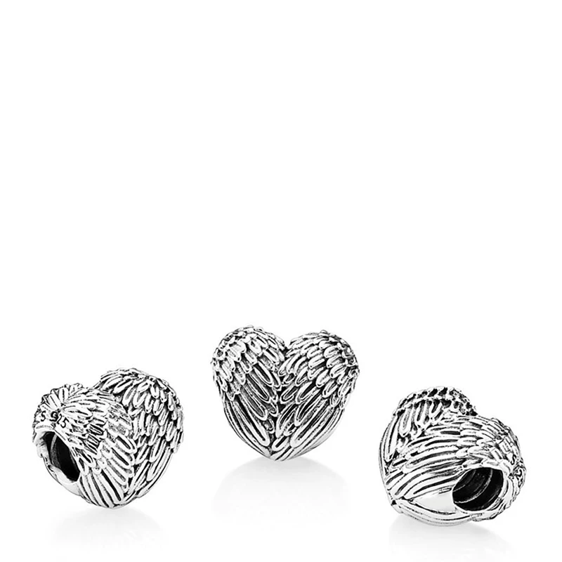 Пандора Пандора Ангел Wing Charm Heart Bead 791751