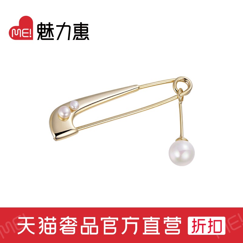 LINGO CODES classic gold pin inlaid with beaded wild fashion exquisite elegant atmosphere WOMEN's brooch