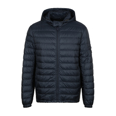 Пуховик мужской Прада/Prada из цветной треугольник