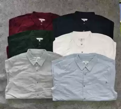 Pure cotton original single factory tail goods Men's long-sleeved shirt micro-blemished Oxford spinning spring and autumn