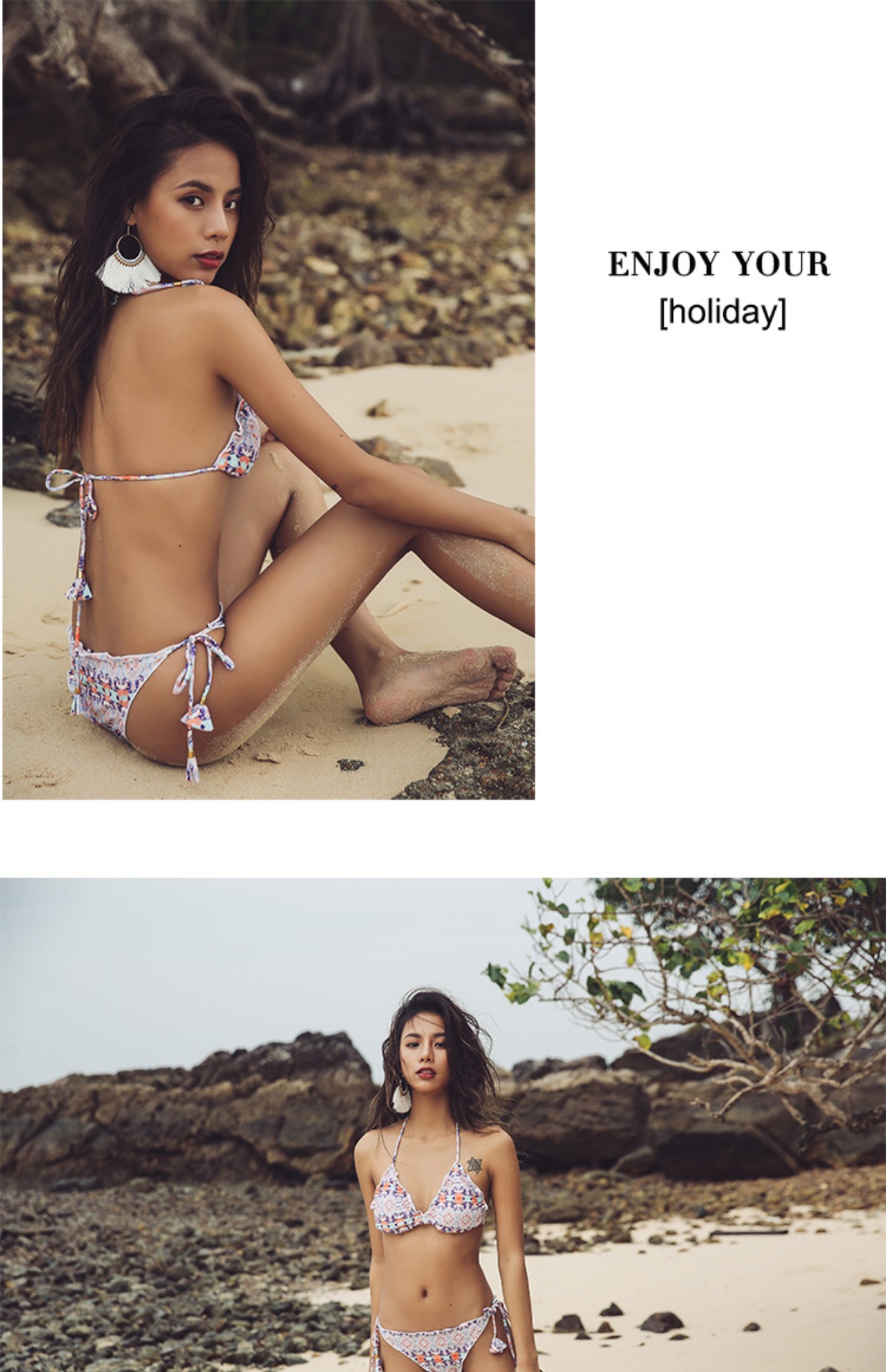 SINCE THEN Bộ bikini ba điểm bikini áo tắm cao cấp