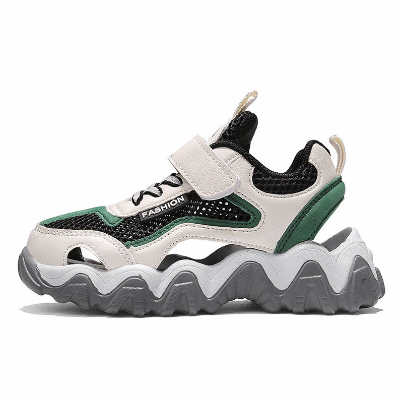 Boy girl sandals 2021 new CUHK Tong Summer child shoes Men's Baotou sandals Soft Shoe Soft sandals