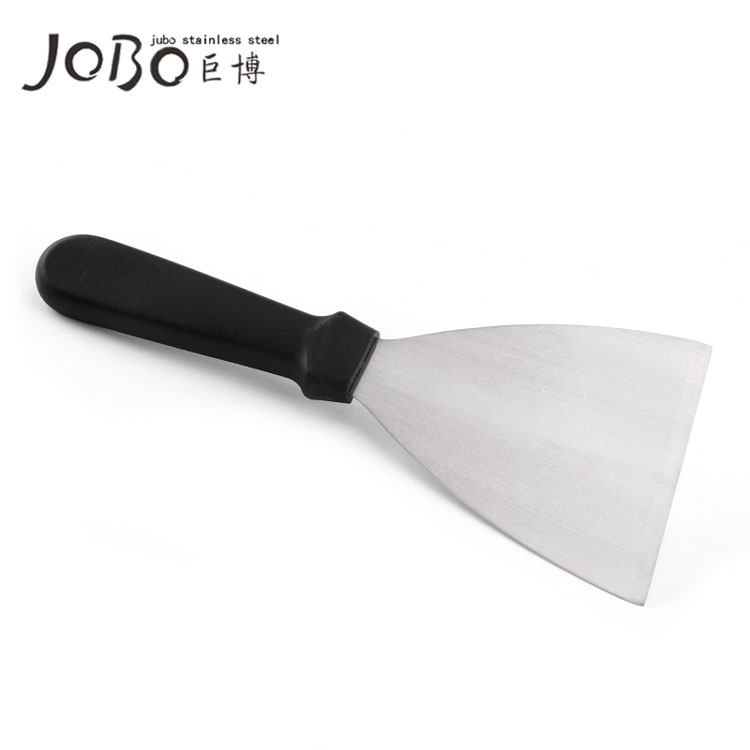 Thickened stainless steel triangular spade Chocolate Scallion Grabbing Pie Pizza Spade Cookies Fried Ice Tools Iron Plate Burning Frying Shovel