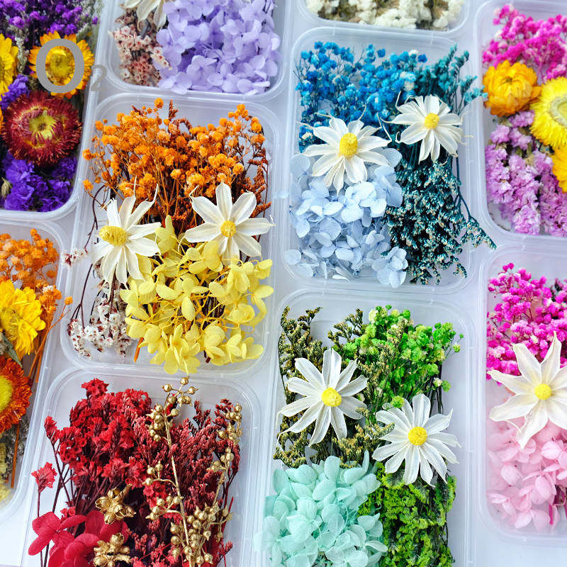 Yongshenghua diy combination boxed material bag handmade candle kindergarten photo frame painting handmade fan salon dry flower