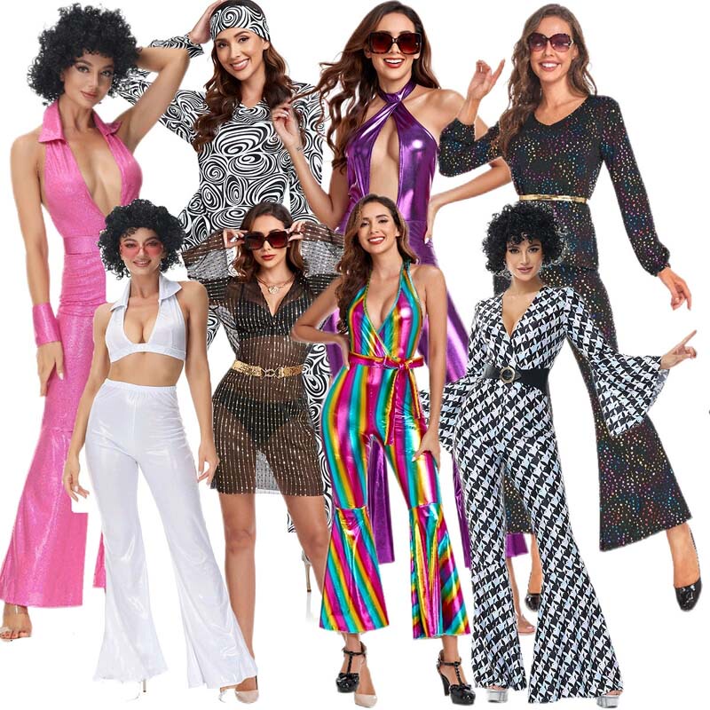Women's Hippie Clothing Bar Disco Dance Retro Ds Jazz Dance Catwalk Costume Performance Costume