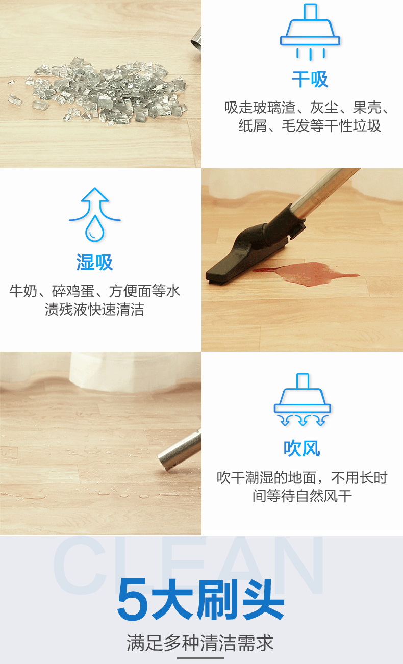 xiaomi mijia gen 2 quốc tế Máy hút bụi haier hộ gia đình nhỏ cầm tay lớn sức hút lớn đa chức năng Máy hút bụi khô và ướt - Máy hút bụi