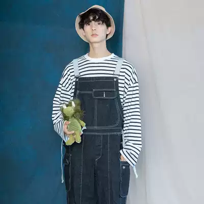 Mr Montmartre Korean ins style tooling casual baby bag pants neutral little boy casual pants dad jeans