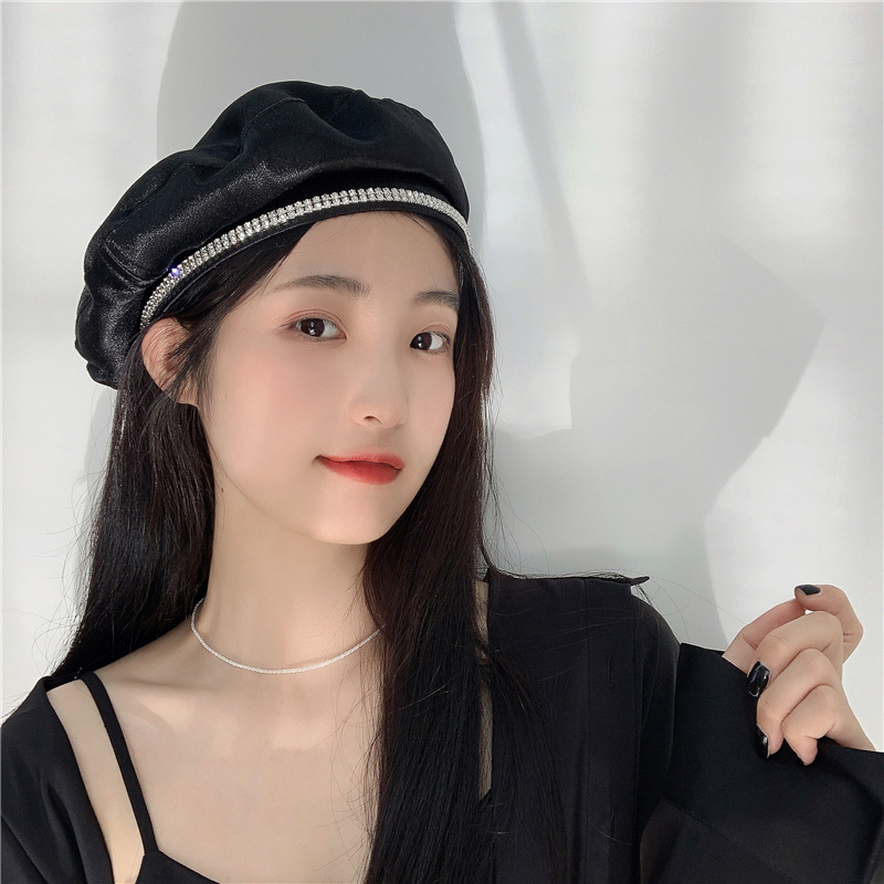 Cape Kara elegant Water Diamond Berehat Day Department Summer thin Breathable 100 Lap Temperament Painter Hat Anise Cap