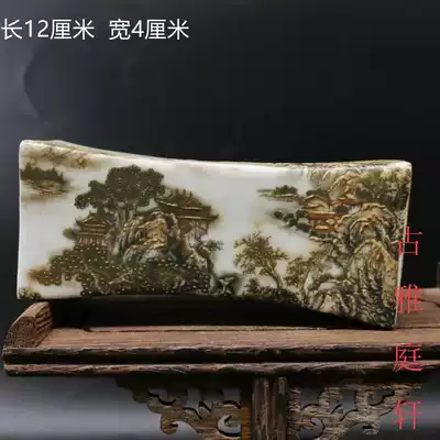 Special price of the Republic of China landscape pulse pillow antique antique antique antique porcelain collection Old room medical ornaments