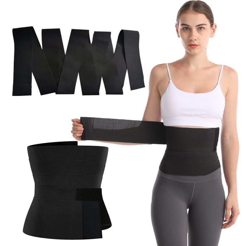 2021 new straight for waist trainer Sports beam belly band ladies bunches with elastic to adjust tightness