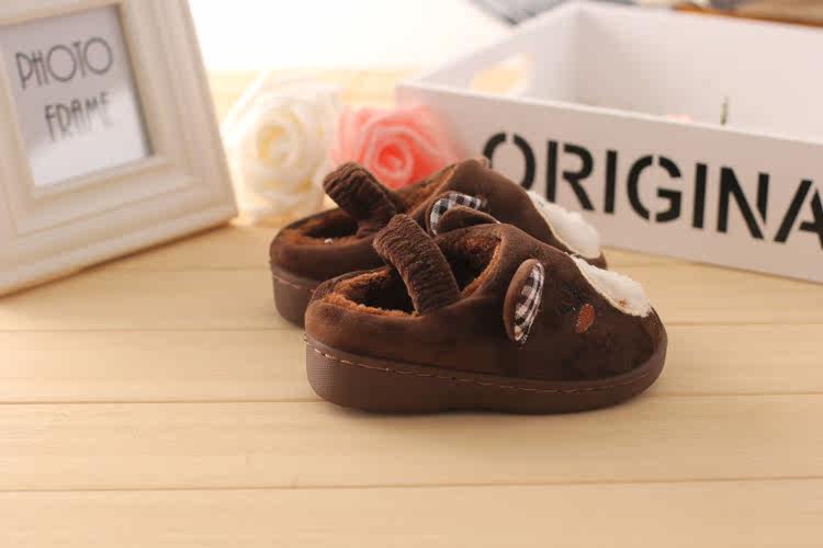 Pantoufles enfants en autre pour hiver - semelle caoutchouc antidérapant - Ref 1011034 Image 34