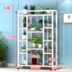 Florist trưng bày giá sắt rèn nhiều lớp gỗ đứng vững chắc hoa đứng phòng khách phân vùng ban công thịt màu xanh lá cây giá chậu - Kệ kệ trang trí phòng ngủ
