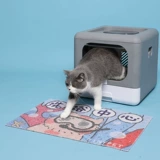 Кошачья песчаная подушка кошачья оборона из кошачьего песчаного кошачьего кошачьего кошачья клетка, схватка ноги, фильтр брызг, туалетная площадка для кошек