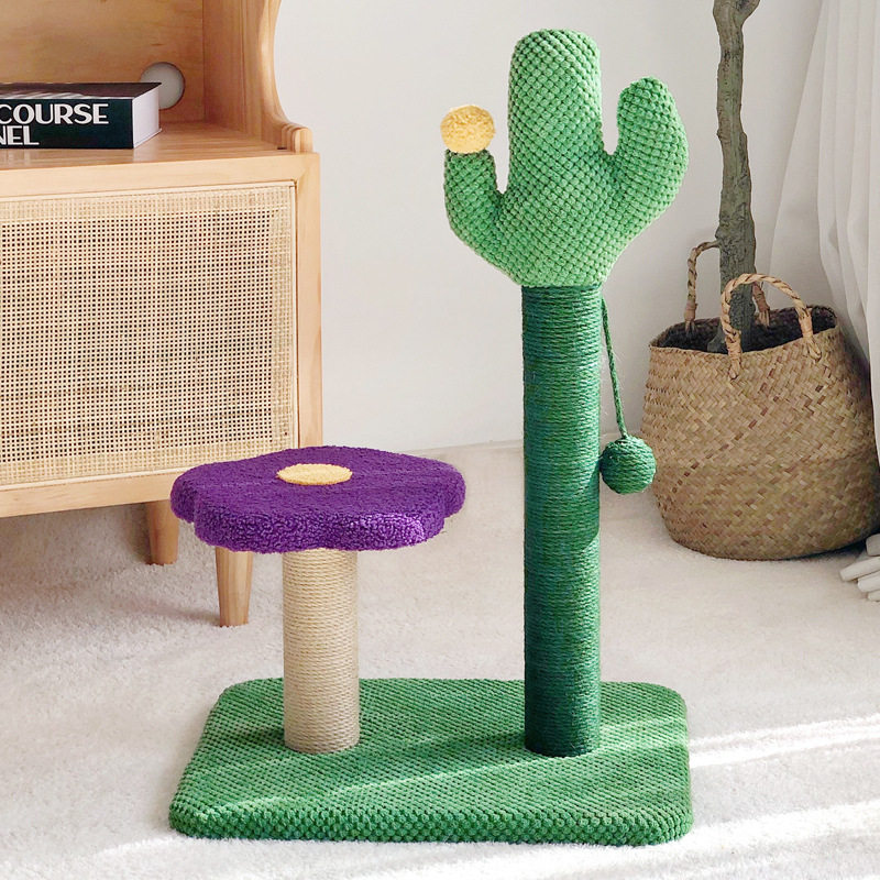 Cat scratch column small vertical cat climbing frame cactus cat nest one cat jumping platform cat nest toy cat scratch board cat tree