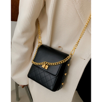 MAOMIBAG bag package women 2021 new wave fashion 100 lap single shoulder inclined satchel texture chain bag bucket bag