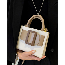 Autumn lady bag bag French crowdsourced new 2021 net red hand Totbag texture inclined satchel shoulder bag Shoulder Bag Tide