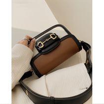Autumn Lady Bag Package Advanced Texture Small Crowdsourced Saddle Bag Box Tofu Bag 2021 New Slanted Satchel Shoulder Armpit Bag