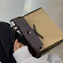 Autumn lady bag 2021 new canvas Kelly bag female portable platinum bag shoulder shoulder cross body commuter women Big Bag