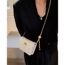 Autumn lady bag bag small fragrant wind transfer pearl 2021 new wave girl bag inclined satchel mini-rhombus chain bag summer small