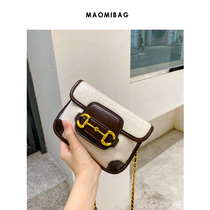 MAOMIBAG mobile phone bag women shoulder bag 2021 New Tide chain bag chest bag women bag underarm bag saddle bag