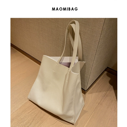 Универсальная льняная сумка, вместительная и большая сумка на одно плечо, коллекция 2023