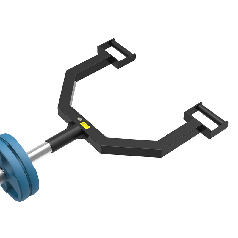 Barbell hard pull push frame Olympic rowing handle core strength training gun rack push handle fitness equipment