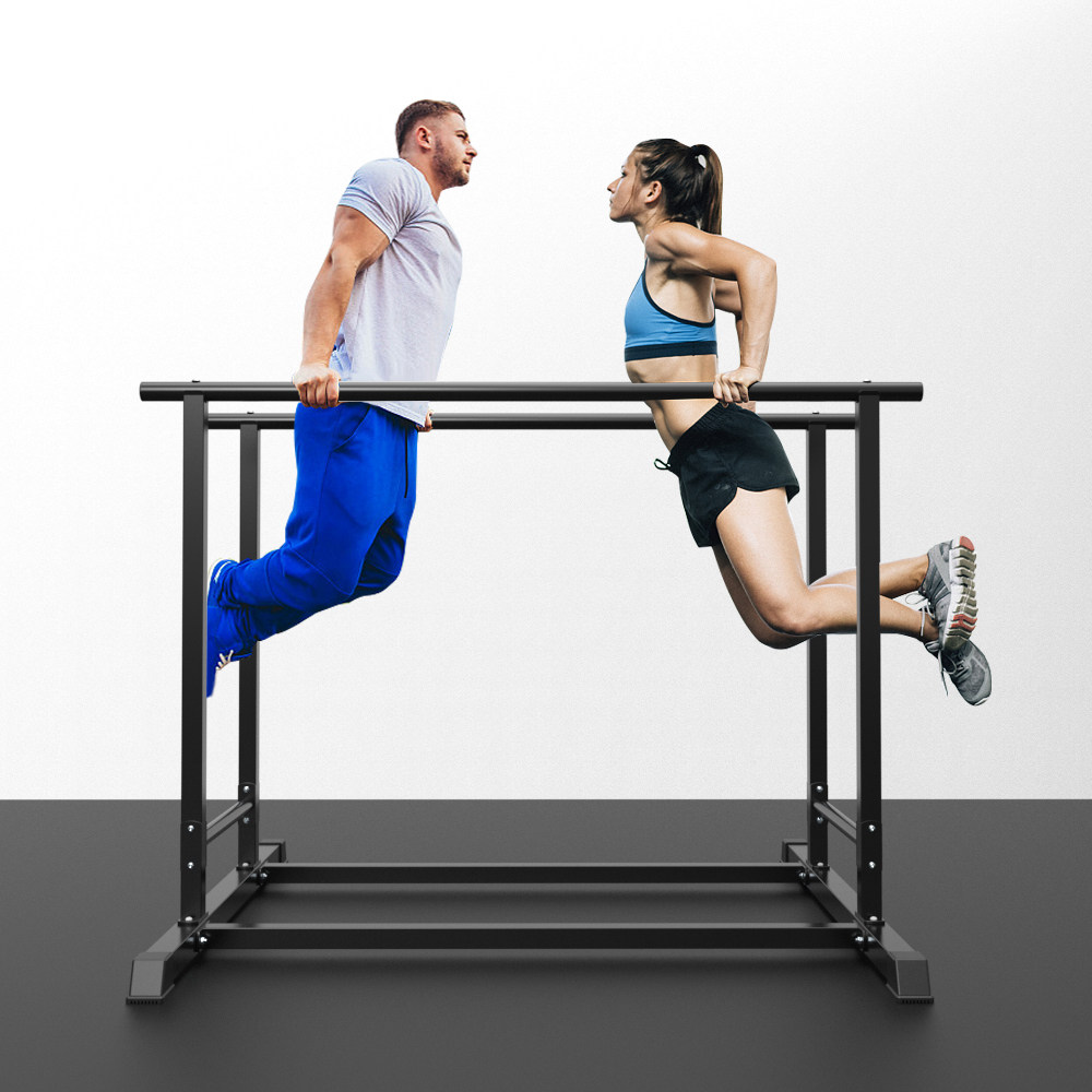 Inter-East Home Fitness Double Bar Lengthened Double Available Conjoined Floor Single Double Bar Russia support with double bar frame