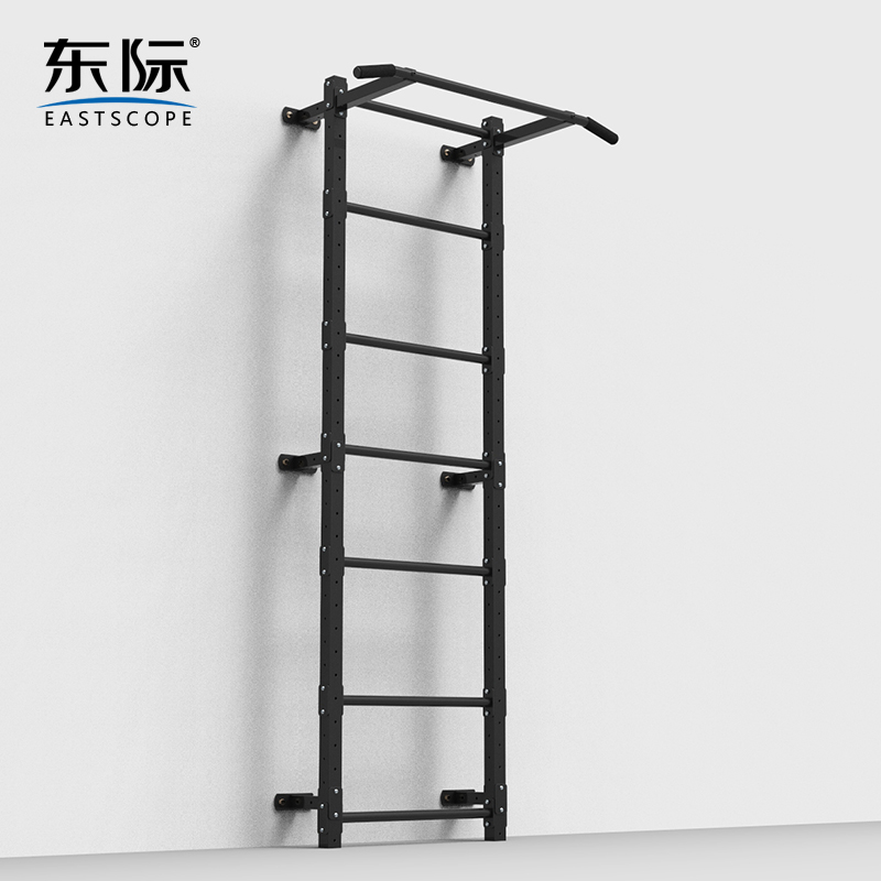 Eastworld Fitness Rib Rack Wall Climbing Rack Ladder CF Training Rack Indoor Rib Wood Rack TRXD Rack Pull-Ups