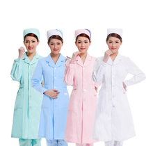 Nurse clothing long sleeve winter experimental clothing drugstore clothing beauty salon supplies white coat health school practice clothing overalls 05