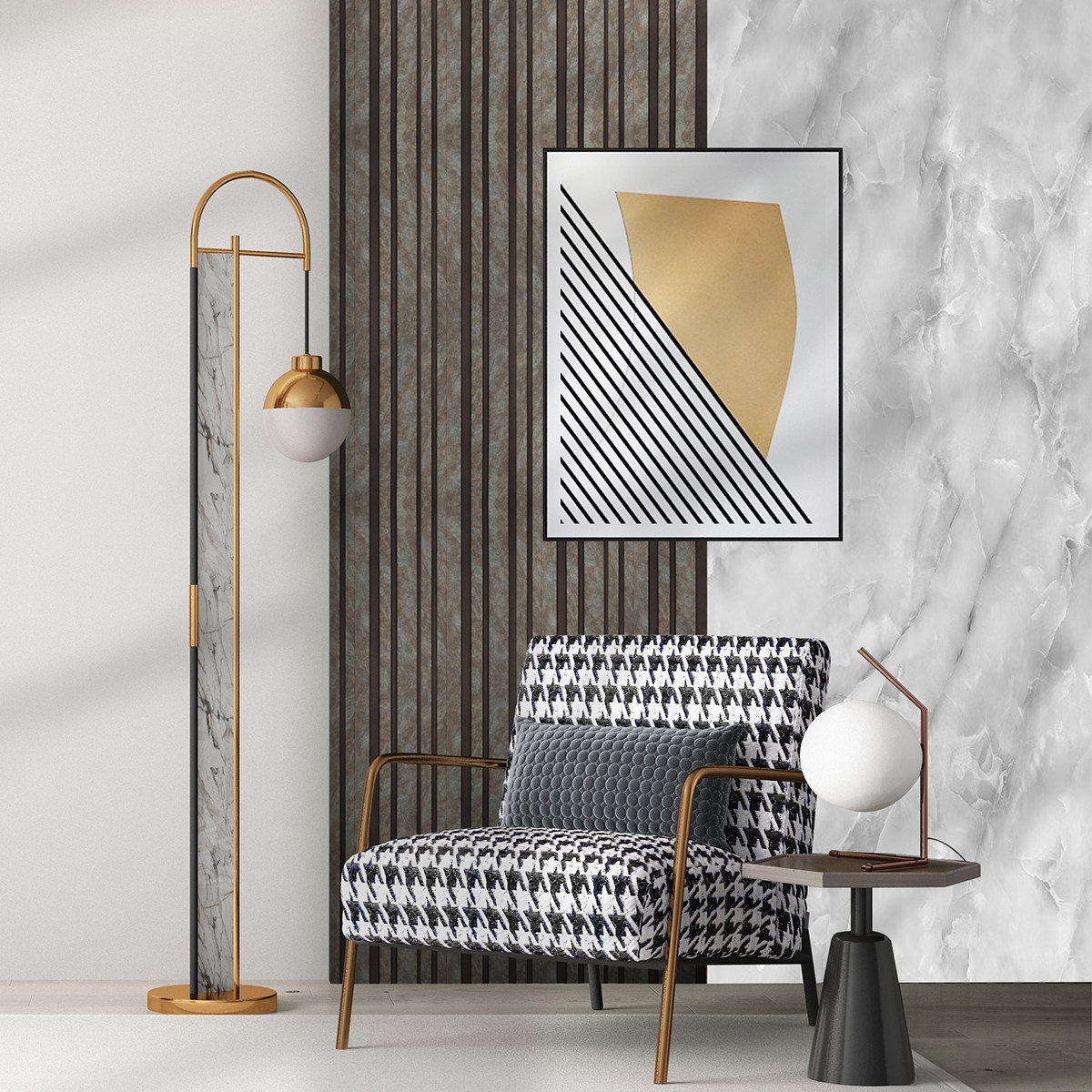Wang Bin photo frame PS grille plate background wall small Great Wall concave-convex ecological grille net red grille decorative wall panel