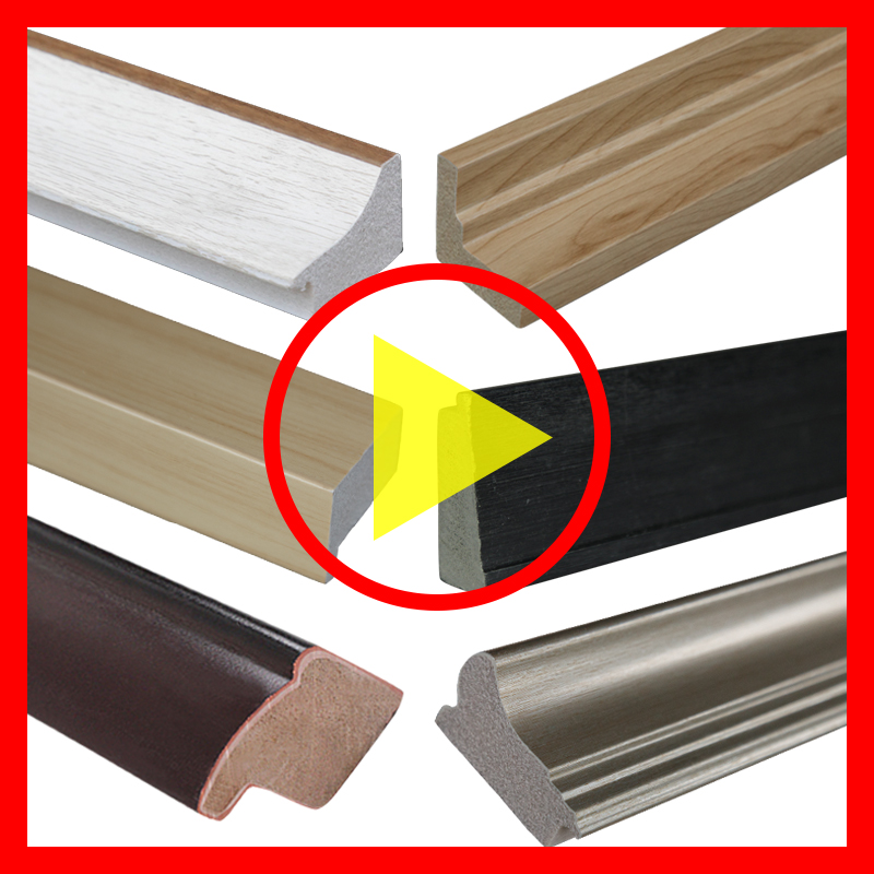 Wang Bin Chinese European solid wood ps foam Chinese painting frame frame frame decorative line mirror frame manufacturers 228A