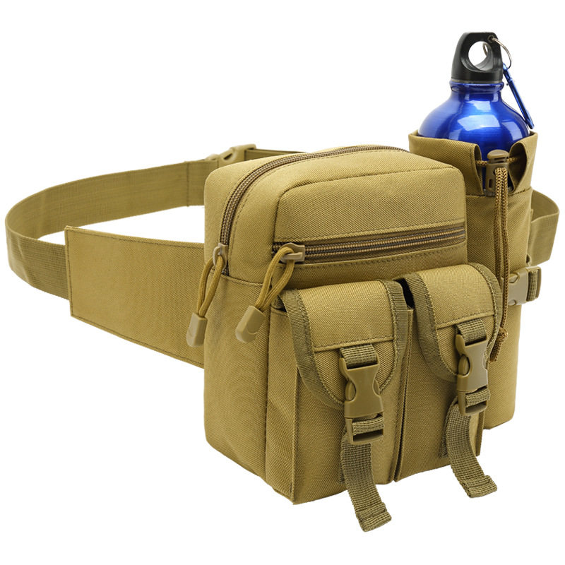 Outdoor sports running waist bag Luya tactical kettle waist bag function waterproof mobile phone bag mountaineering cycling waist bag men