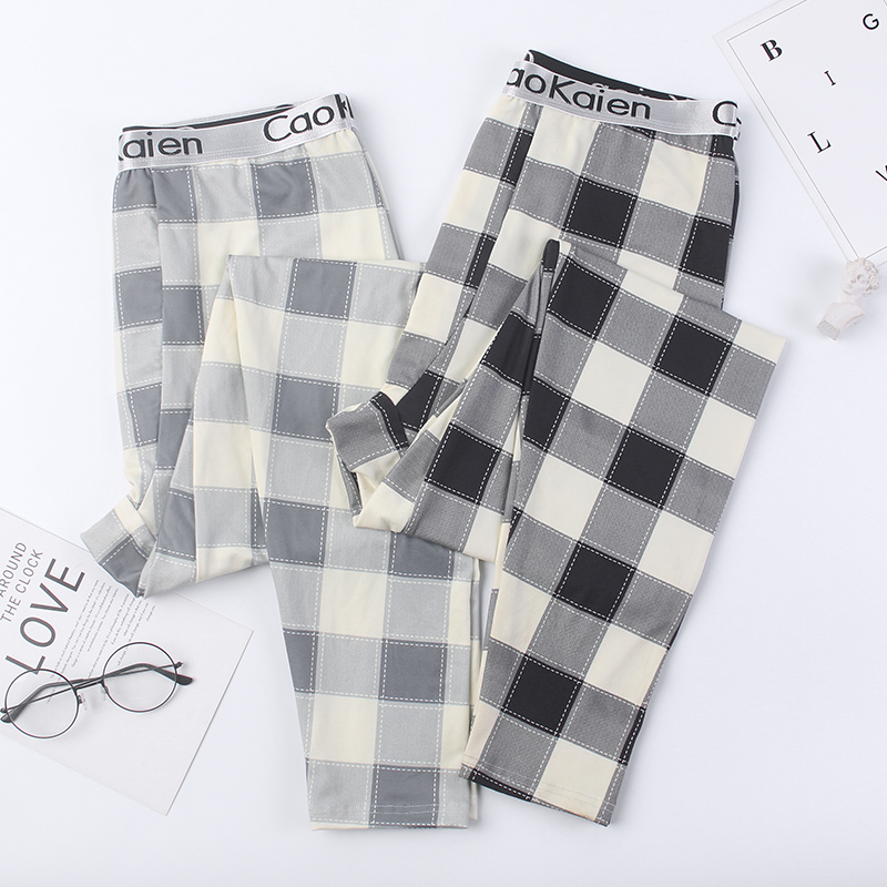 Men's Thermal Pants 2026 New Style Warm Pants, Personalized Korean Style Youth Cotton Base Layer Pants, Fleece-Lined Autumn and Winter Thermal Pants