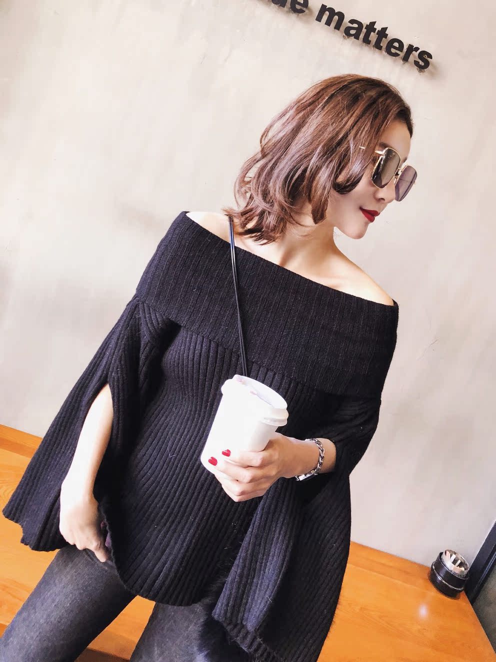 Kính râm màu đỏ nữ phiên bản Hàn Quốc của thủy triều retro cá tính ins siêu lửa kính râm bãi biển kính ulzzang khung đường phố thủy triều kính đa tròng
