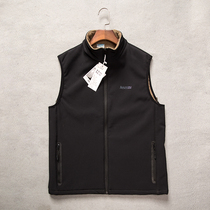 Autumn and winter soft shell plus velvet outdoor sports men fleece large size windproof warm waistcoat casual versatile vest