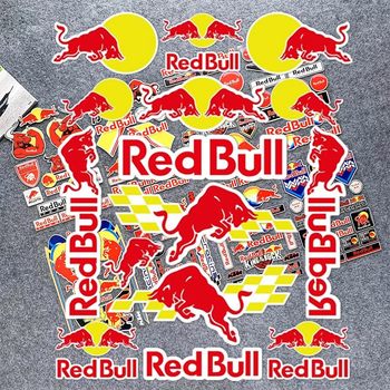 Suitable for red bull motorcycle helmet stickers