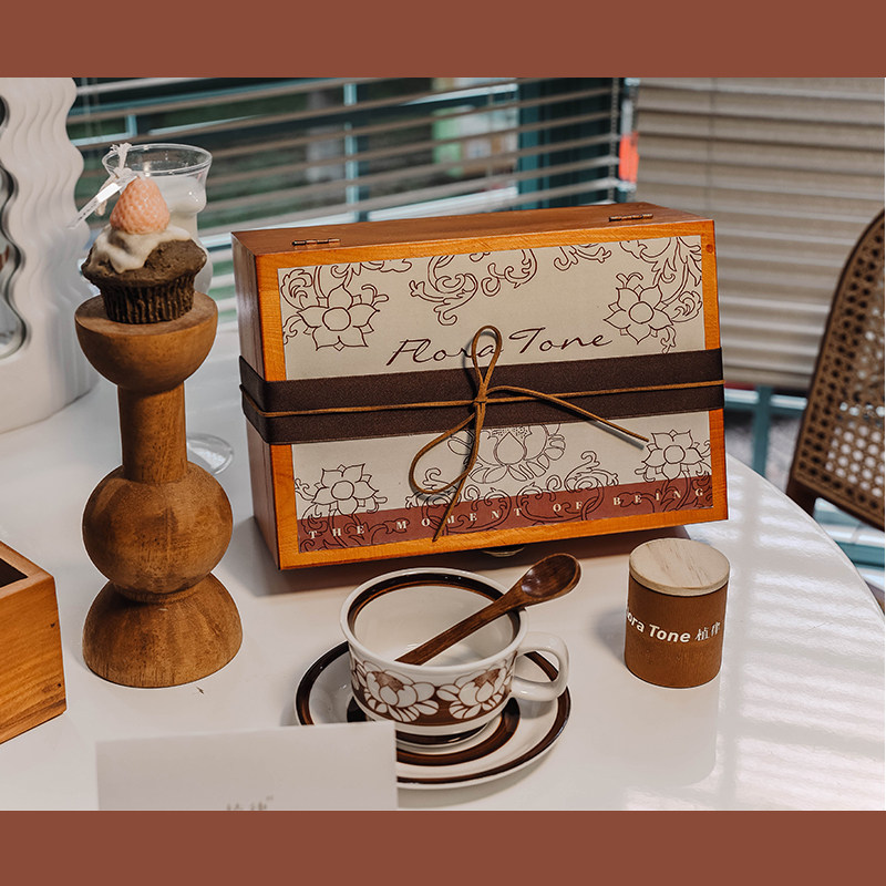 FLORA Tali The instant fragrance candle cake shape gift box wedding newcomer gift