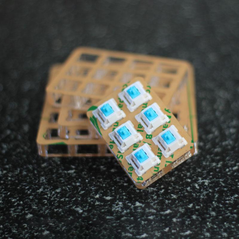 Test shaft mechanical keyboard shaft cherry shaft Jia Dalong shaft Kaihua JWK high special test shaft acrylic platform penetration