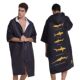 2025 couples quick-drying zipper swimming bathrobe portable hooded diving changing cloak can wear beach towel