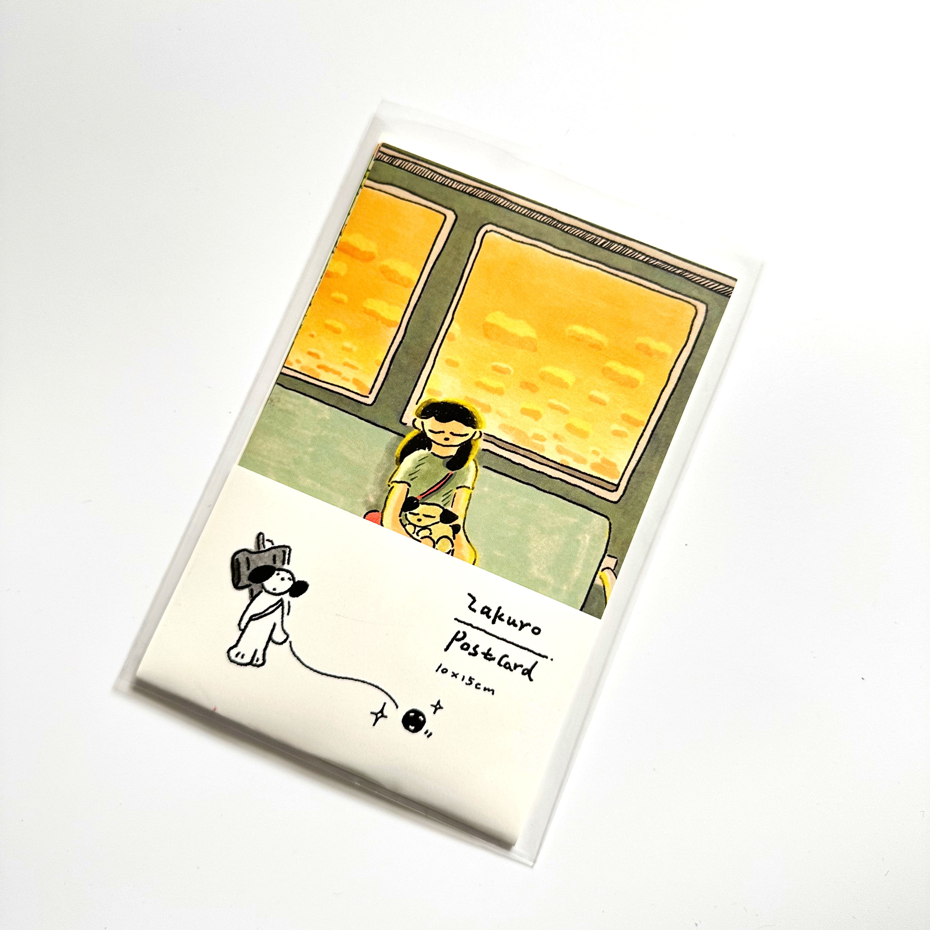 Pomegranate Zakuro | Original Illustrator Greeting Cards Postcard Sets Black And White Shop Series Colorful Sunset series-Taobao