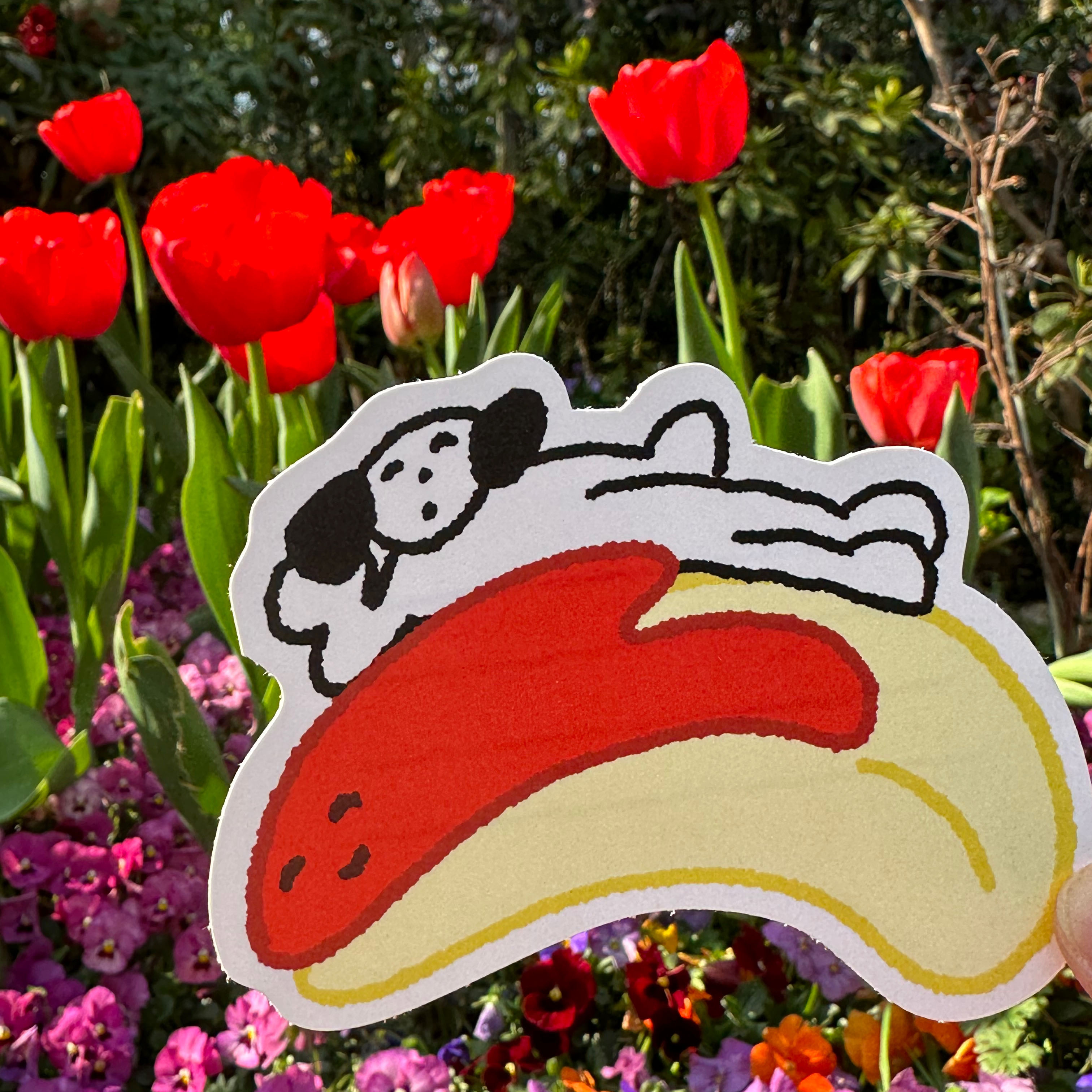 Pomegranate zakuro｜Original illustration special-shaped greeting card bookmark postcard