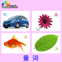 The quantifier baby early special education cognitive enlightenment teaching aids literacy card ABA training childhood Tangram