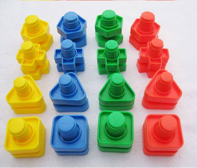 Screw Matching Color Shape Matching Small Muscles Hand Eye Coordination Fine training Autism Autism