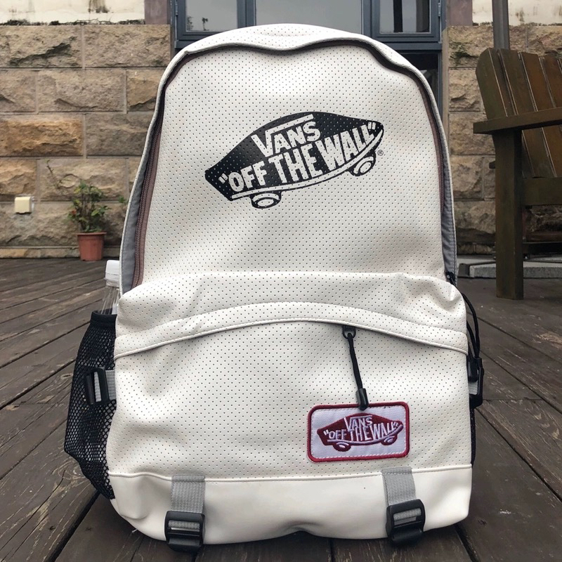 Vans Sports Genuine Men's and Women's Backpacks, Skateboarding Pu Student Schoolbags, Large-Capacity Backpacks, Computer Travel Bags