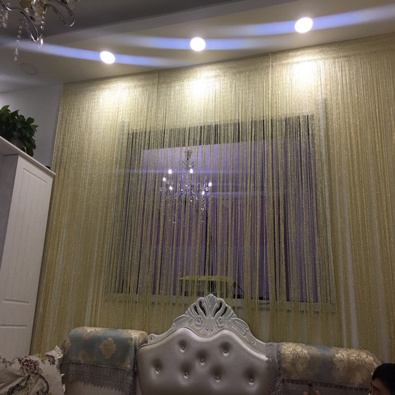 Hoàn thành rèm lụa bạc Mã hóa rèm cửa đám cưới phòng khách rèm cửa hiên trang trí rèm cửa rèm phân vùng rèm cửa - Phụ kiện rèm cửa rèm cửa kéo dây